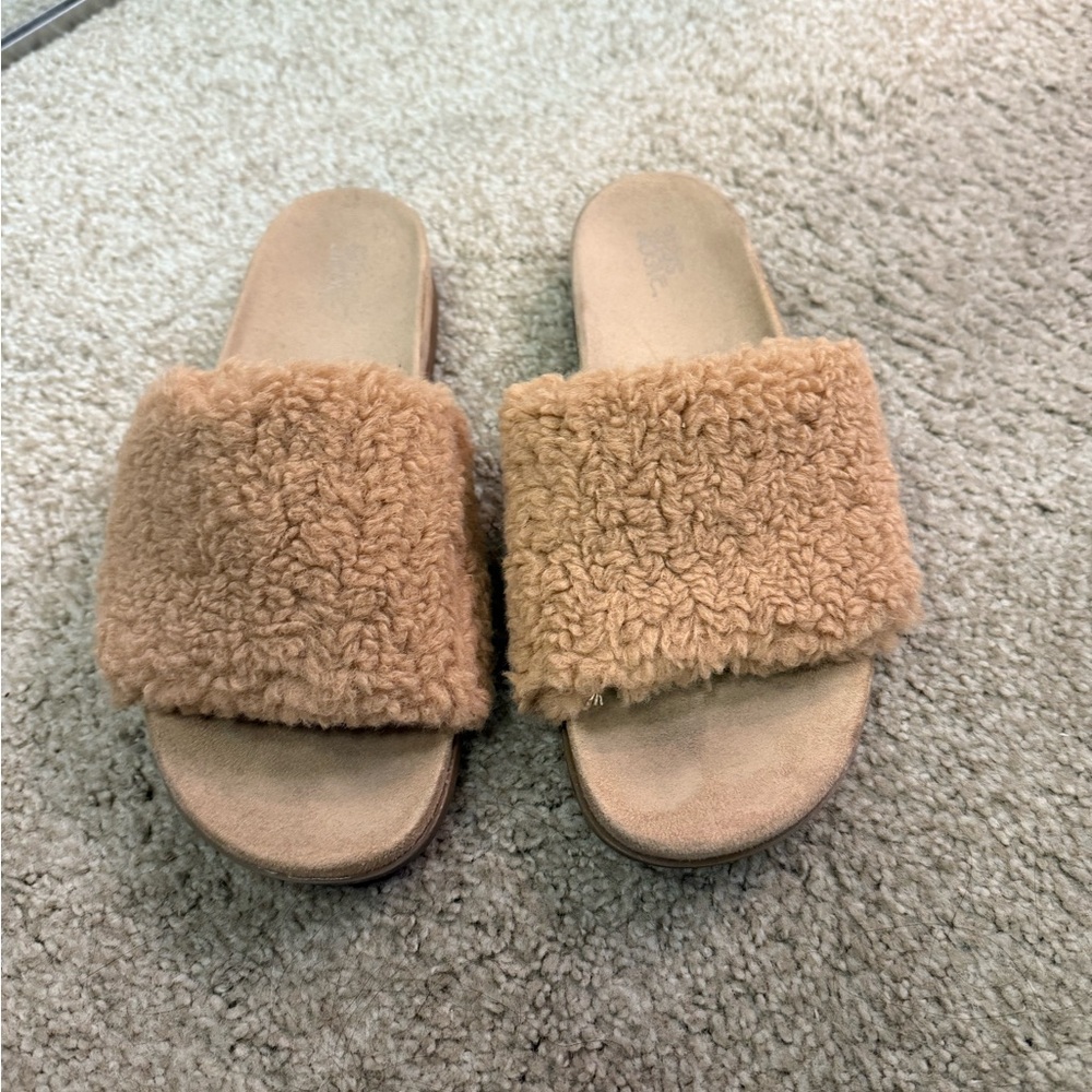 Target Tan Sandals with Minimalist Design